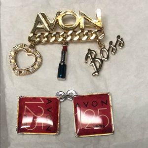 Avon Logo Brooch